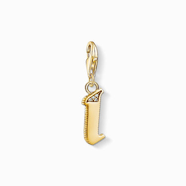 Thomas Sabo Charms mit Carriern Charm-Anhänger Buchstabe I gold 1615-414-39